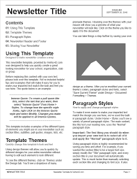 Maybe you would like to learn more about one of these? Free Newsletter Templates For Word