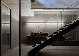 The Striking Angular Lines Of This Ballarat Home Belie A Project That S All About Modesty Contemporary House Office Interior Design Entrance Design