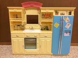 Barbie Doll Living In Style Decor Collection Kitchen Fridge Furniture Playset Mattel Barbie Kitchen Barbie Kitchen Set Dollhouse Furniture