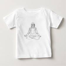 Astronaut Lotus Position Mandala Baby T Shirt Zazzle Com With Images Baby Tshirts Top Baby Products Baby Cartoon