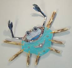 The two rows of five legs twist off with the same effort it takes to unscrew the cap on a new tube of we plow through our dozen crabs. Crab Art Cool Creative Crustaceans Seashell Madness