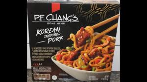 Food must be cooked thoroughly to 165 degrees f. P F Chang S Home Menu Korean Inspired Pork Review Youtube