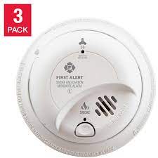 Carbon monoxide combination detector kidde battery operated smoke and. First Alert Hardwired Smoke And Carbon Monoxide Alarm 3 Pack
