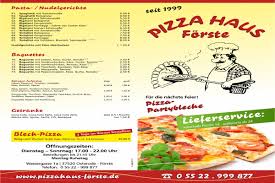 Anklicken und schon ist zu sehen, womit die pizza belegt ist und was sie kostet. Pizzahaus Forste Pizzerien In Osterode Am Harz Katzenstein Offnungszeiten