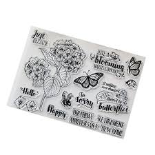 Clear stamps for invitations and cards. Seaskyer Clear Stamps For Cards Making Silicone Stamps Import It All