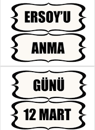 12 Mart Istiklal Marsi Nin Kabulu Pano Yazisi Cigdem Ogretmen Martini Harfleri Ogreniyorum Okul