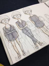 Sketch the neck and head: Fashion Sketchbook Fashion Design Drawings Fashion Illustrations Fashion Childrenswear Illustration Kids Sketch Fashion Sketchbook