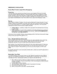 You see any type of crime in progress. Emergency Evacuation Know What To Do In Case Of An