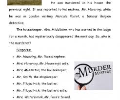 Writing crime thrillers takes more than a great murder and a savvy detective. Murder Mystery