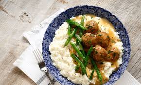 Swedish Meatballs Mashed Potato Bowl Recipe In 2020 Bowls Recipe Mashed Potatoes Potato Bowl Recipe