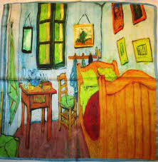 Elle se trouve au musée van gogh à amsterdam. La Chambre De Vincent Van Gogh Petit Foulard 100 Soie Kunst