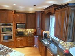 New Kitchen Cherry Cabinets With And Ebony Glaze And Black Trim Soft Close Drawers And Doors And Lots Of Cool Built I Cherry Cabinets Built Ins New Kitchen