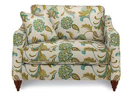 Crazy Print Love 3 Lazyboy S Delaney Chair A Half In Surf D996495 Chair And A Half Chair Fabric Dining Chairs
