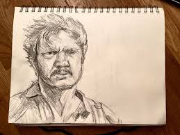 ding! hi! i did a lil quicky reference sketch of Sean, i hope y'all like it  even though i really don't know how to do reference sketch specially in  phones. ps. 🕰: