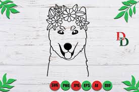 Click on open to import a svg file in active pixels is another good svg editor freeware for windows. Dog Svg Dog With Flower Crown Svg Dog Graphic By Denysdigitalshop Creative Fabrica