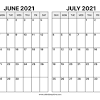 Free printable 2021 june calendars. 1