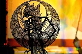 Wayang Maskot Indonesia Gambar Seni Tradisional Ilustrasi