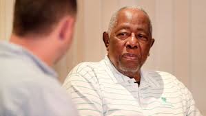 Hank aaron bats during the hall of fame game at doubleday field on aug. Mlb All Star Legends Hank Aaron Reflects On Legacy On Off Field