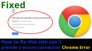 If the website has previously used an unsafe ssl certificate, the browser might show the err_ssl_protocol_error message even after the website has solved the problem. How To Fix This Site Can T Provide A Secure Connection Chrome Error Smart Enough Youtube