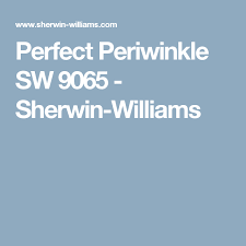 View interior and exterior paint colors and color palettes. Perfect Periwinkle Sw 9065 Sherwin Williams Sherwin Williams Paint Colors Orange Paint Colors Purple Paint Colors