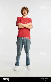 Teen male with hairy arms hi-res stock photography and images - Alamy