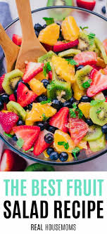Watermelon, cantaloupe, honey dew melon (optional), pineapple, red if you are planning to take individual portions with for a lunch or snack, then consider splitting the fruit salads are simple dishes, don't over complicate them, just use what fruit you can get your hands on. The Best Fruit Salad Recipe With Video Real Housemoms