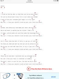 Cold Cold Heart Screenshot Lyrics And Chords Song Lyrics And Chords Guitar Chords For Songs