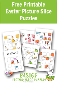 Carry your treats easily with our portable jar carrier. Free Printable Easter Picture Slice Puzzles Fun Crafts Kids