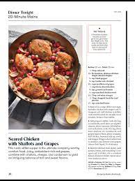 20 Minute Mains From Cooking Light October 2018 Read It On The Texture App Unlimited Access To 200 Top Magazi Cooking Recipes Tiffin Recipe Dinner Tonight