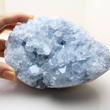 ☆高品質☆ セレスタイト クラスタードーム 原石 （セレスタイト クラスター 2.4kg 天然石 原石 置石 - 天然石・数珠ブレスレット通販  和ごころ念珠堂）