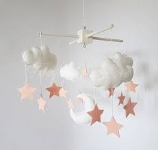Ready To Ship Stars And Clouds Baby Mobile Moon And Stars Mobile Nursery Mobile Clouds Hanging Mobile Stars Mobile Gender Neutral Hanging Mobile Star Mobile Baby Mobile