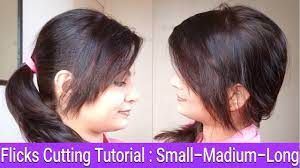 How To Cut Front Flicks Fringes Bangs Side Swepts At Home Own Hair Cutting Alwaysprettyuseful Youtube