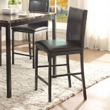 Zipcode Design Greyson Dining Chair Set Of 4 Black Counter Stools Dining Chairs Solid Wood Dining Chairs