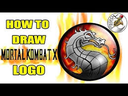 Here we are going to learn how to draw mortal kombat logo. How To Draw Mortal Kombat X Logo Sign Youtube