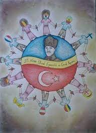 23 Nisan Cizimleri Ogrenciler Icin Guzel Sozler Art Art Journal Drawings