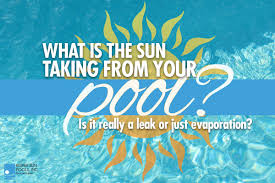 How Much Water Should My Pool Lose Rising Sun Pools Spas