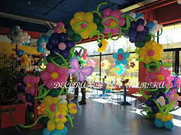 Fiesta Flores Hadas Y Mariposas Balloons Backdrop Balloon Without Helium Balloons