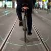 Laserlight projects the symbol of a bike 6m ahead of the rider, allowing them to be seen from the blind spot when otherwise hidden. 1