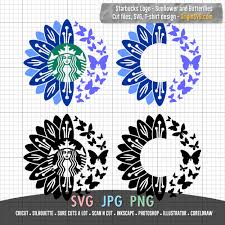 Maybe you would like to learn more about one of these? Starbucks Sunflower And Butterflies For Starbucks Cup Svg Cut Files Origin Svg Art