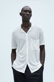 On ebay, youll find materials like cashmere blend, cotton, cotton blend, rayon, or synthetic. Palau Collage Sweater Knit Shirt Mens Short Sleeve Shirt Knitwear Men