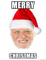 Merry Christmas Festive Hide The Pain Harold Meme Generator