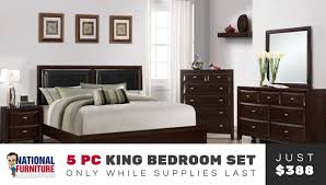 5 Piece King Bedroom Set For Just 388 Don T Miss Out On This Awesome Deal At National Furniture Liquidators Furniture King Bedroom Sets Furniture Liquidators