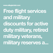 Free Flight Services And Military Discounts For Active Duty Military Retired Military Veterans Military Reserve Military Discounts Military Military Veterans