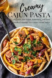 Cajun Pasta Recipe Cajun Pasta Creamy Cajun Pasta Pasta Dishes