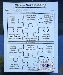 High quality reading comprehension worksheets for all ages and ability levels. Good Choice Vs Poor Choice Puzzles Mrs Bell The Crafty Counselor