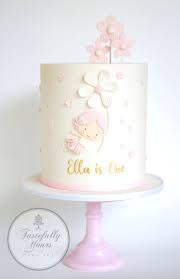 Birthday cake designs for girls. Girls First Birthday Cake With Flowers Bespoke Original Design From Tastefully G Girls First Birthday Cake Birthday Cake With Flowers Baby Girl Birthday Cake