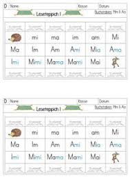 Leseteppiche Lesen Lernen Leicht Gemacht Unterrichtsmaterial Im Fach Deutsch Lesen Lernen Unterrichtsmaterial Lesen