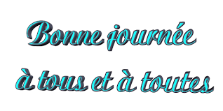 Bonne journée à tous et à toutes - image animée GIF
