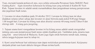 Isi dari kop surat tidak resmi biasanya tidak perlu menggunakan logo, cukup dengan mencantumkan nama pribadi dan identitas singkat saja. Contoh Karangan Surat Tidak Rasmi English Download Kumpulan Gambar