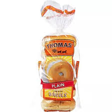 440 mg sodium (19% dv); Thomas Bagels Plain Pre Sliced 6 Ct Bagels Muffins Reasor S